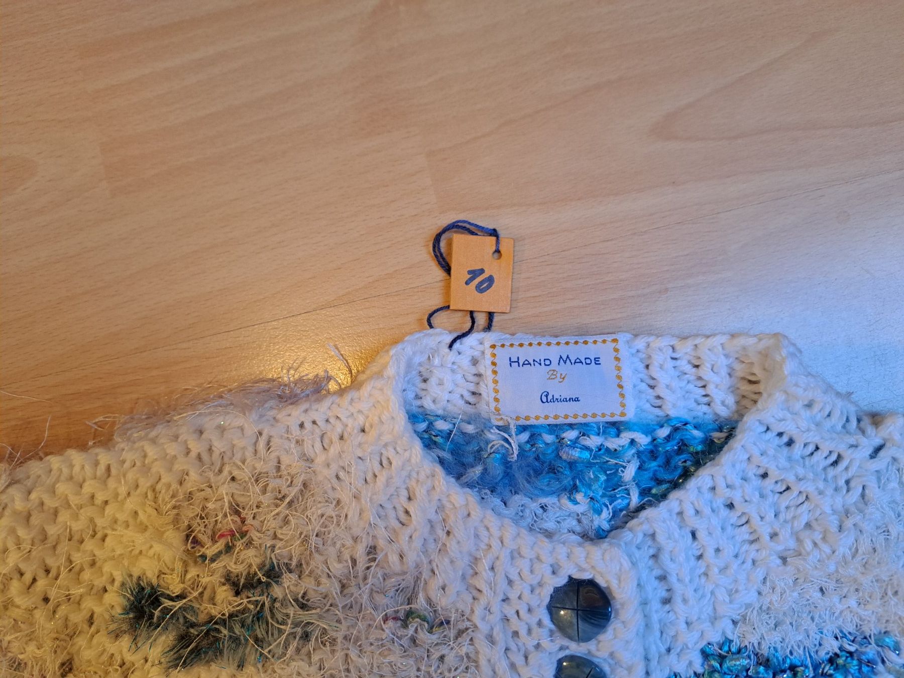 Giacche: Woll-Jacke Handgestrickt, Einzelanfertigung – Nuovo (secondo la descrizione) da Hettiswil venduto da san_kf5h 2