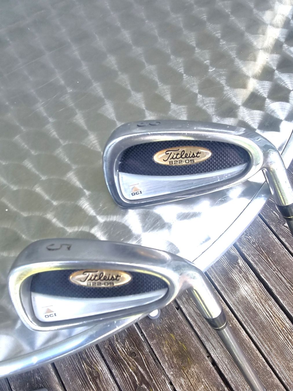 Titleist Mazze & Set: Golfset: TITLEIS Eisen / Iron 3 & 5, Herren, RH, Std.-gr. – Usato da Glattbrugg venduto da Adriano2014