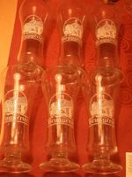 BIER GLÄSER YSTAD SWEDEN BRYGGERIET 6 ST, RARITÄT  NEUWERTIG