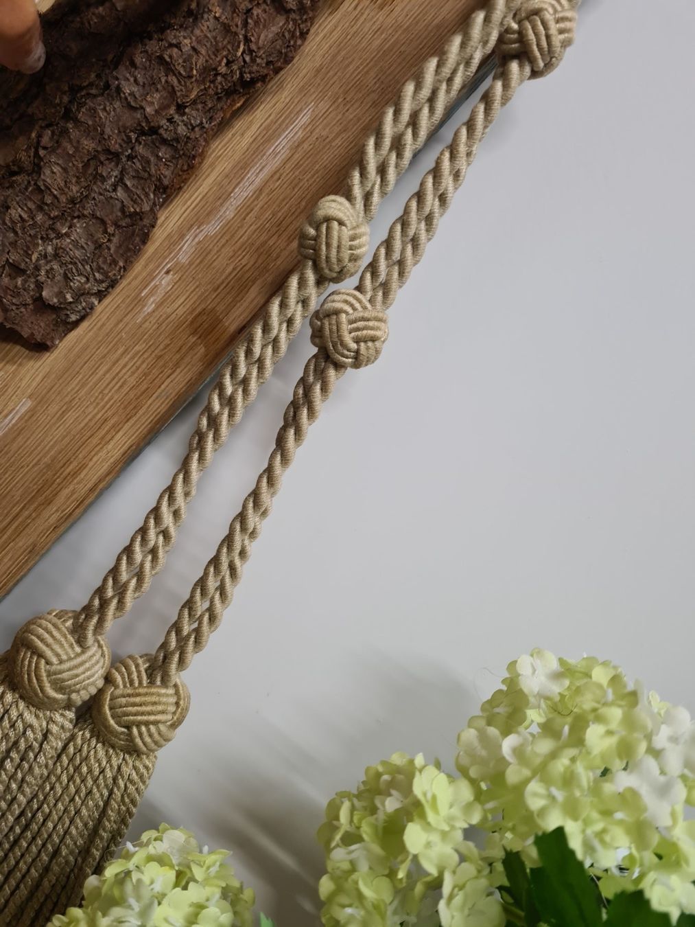Tutte le decorazioni: *2 Retro Vorhang Kordeln, je 65 cm lang – Usato da Amriswil venduto da kleindeko 3