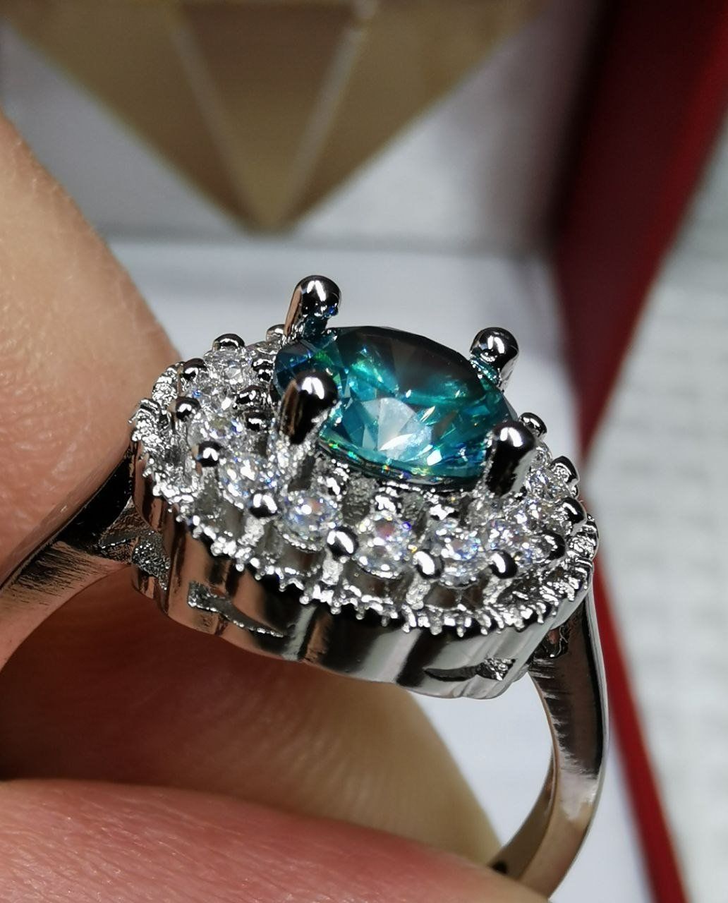 Anelli: Bague avec zircons – Nuovo e nell'imballaggio originale da Reconvilier venduto da Tsma67 3