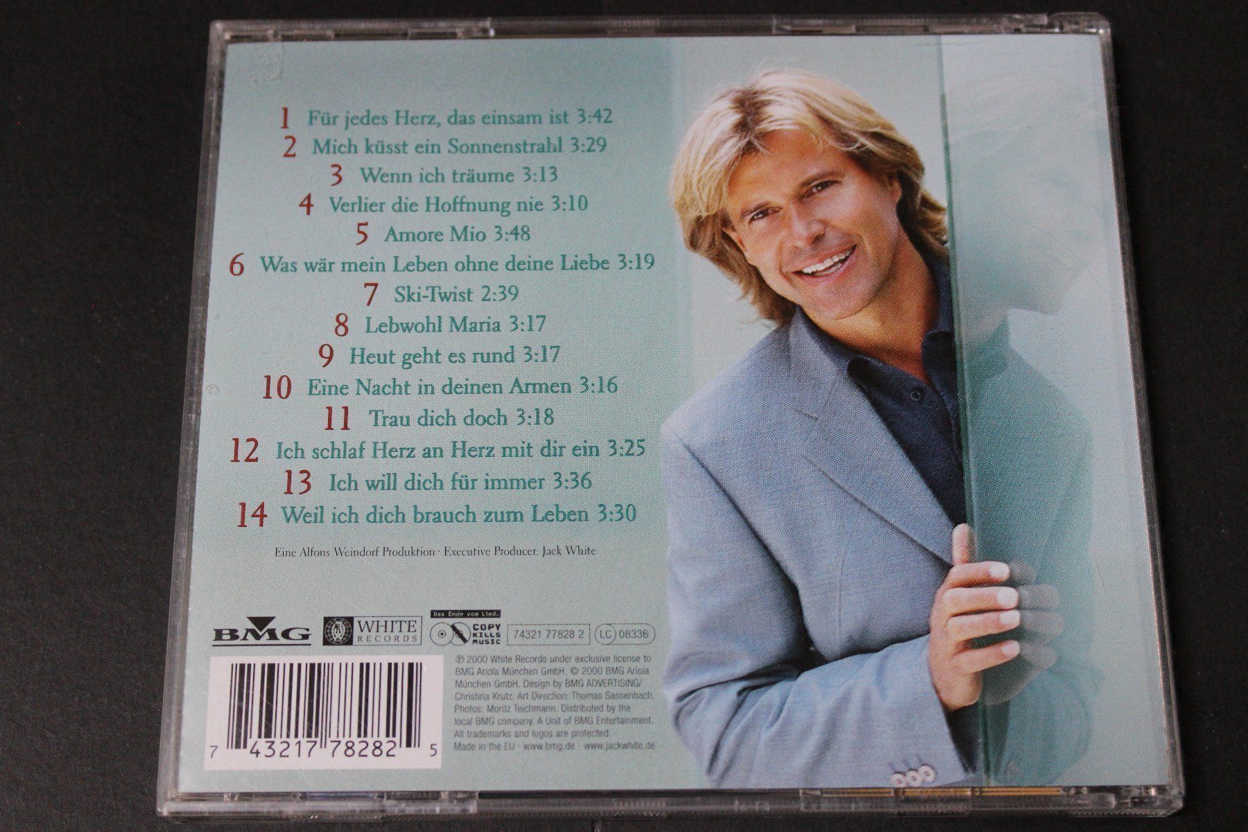 CD: HANSI HINTERSEER - AMORE MIO CD 2000 (Jack White) – Usato da Tübach venduto da JamesStone 2
