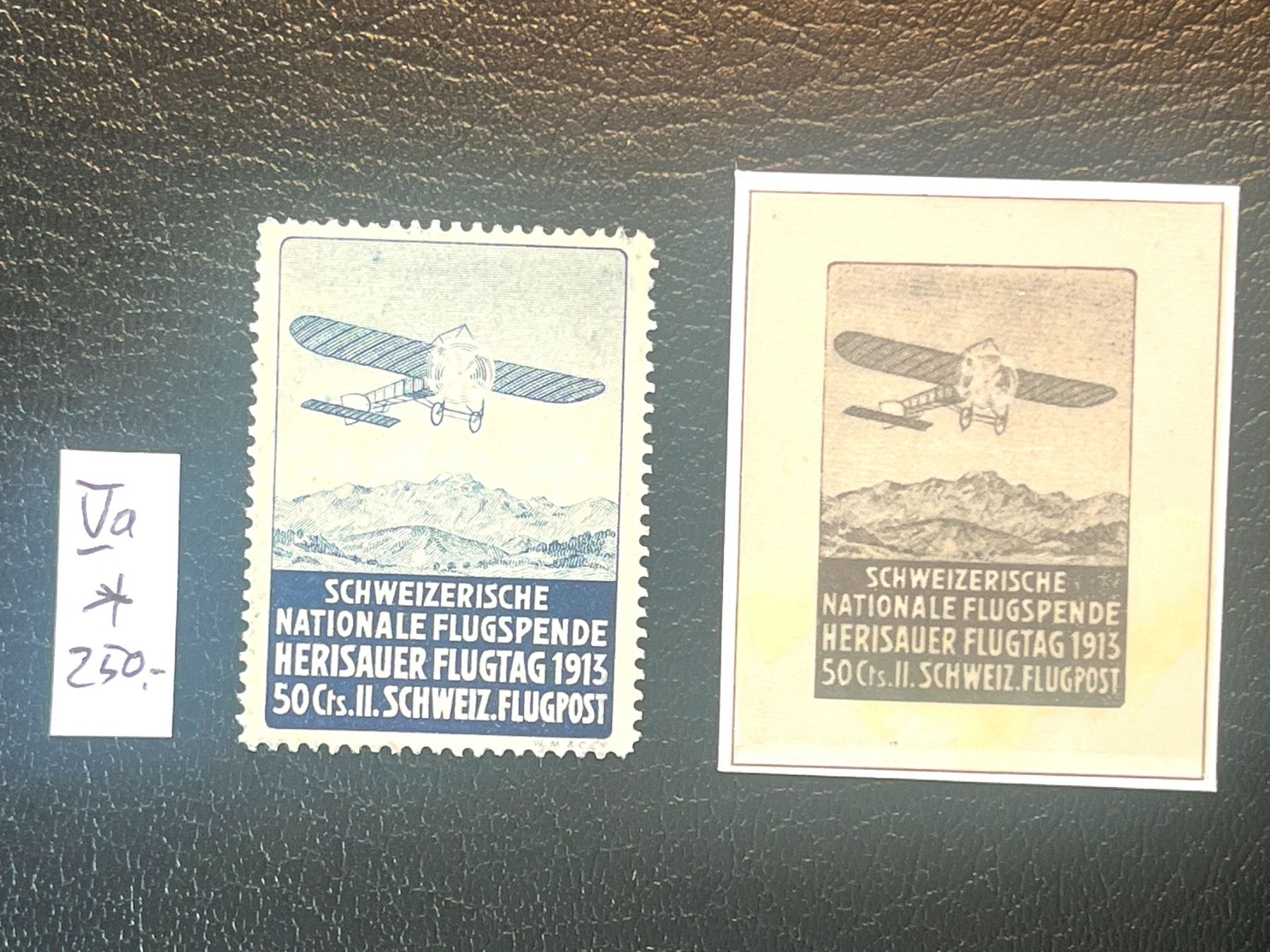 Tutti i francobolli: Flugpostvorläufer Va* Herisau – Nuovo (secondo la descrizione) da Bern venduto da myrona