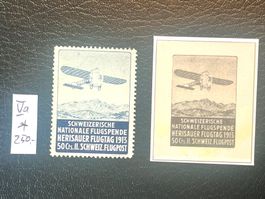 Flugpostvorläufer Va* Herisau