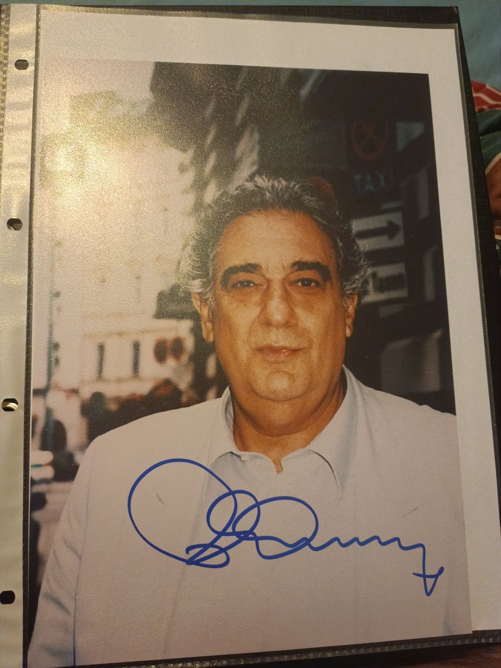 Autografi: Placido Domingo - 20x30cm - handsigniert – Usato da Menziken venduto da Artographs
