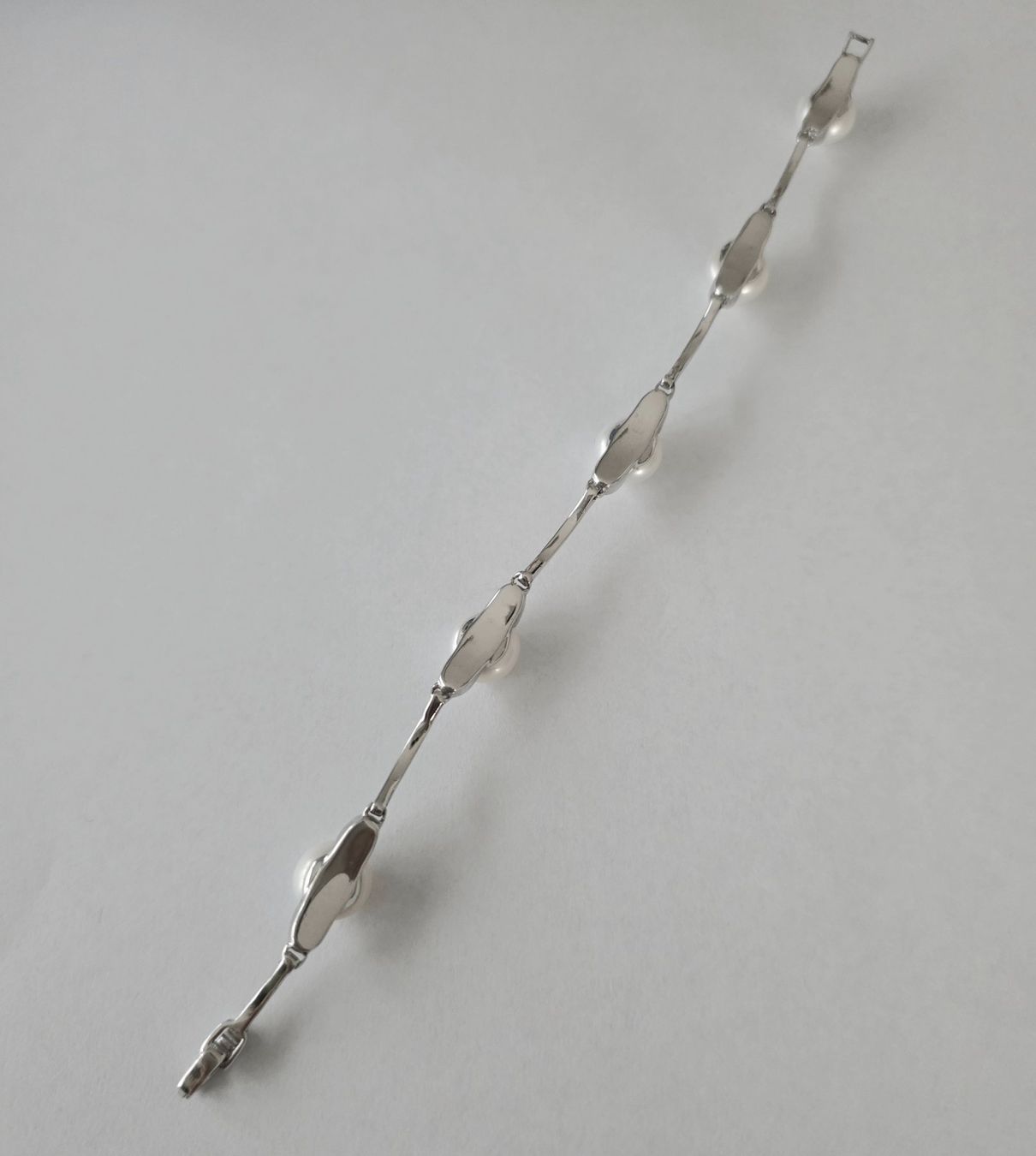 Bracelets: Exquisites Design-Echte Perlenarmkette mit Silber 925 - Neu – Neuf avec emballage d'origine à Uetikon am See par Coralreef 7