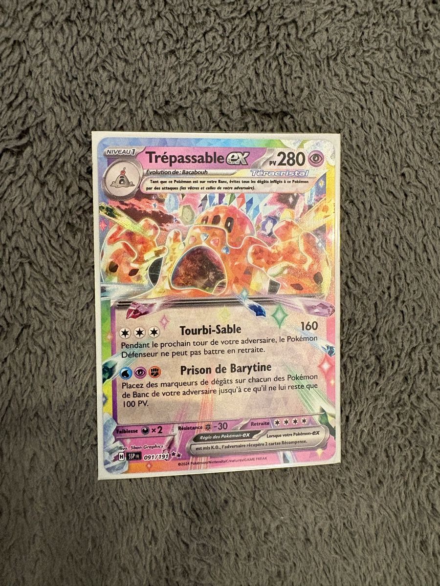 Pokémon Cartes à collectionner: Carte Pokémon Trépassable EX – Neuf (Voir description) à Cugy FR par K78