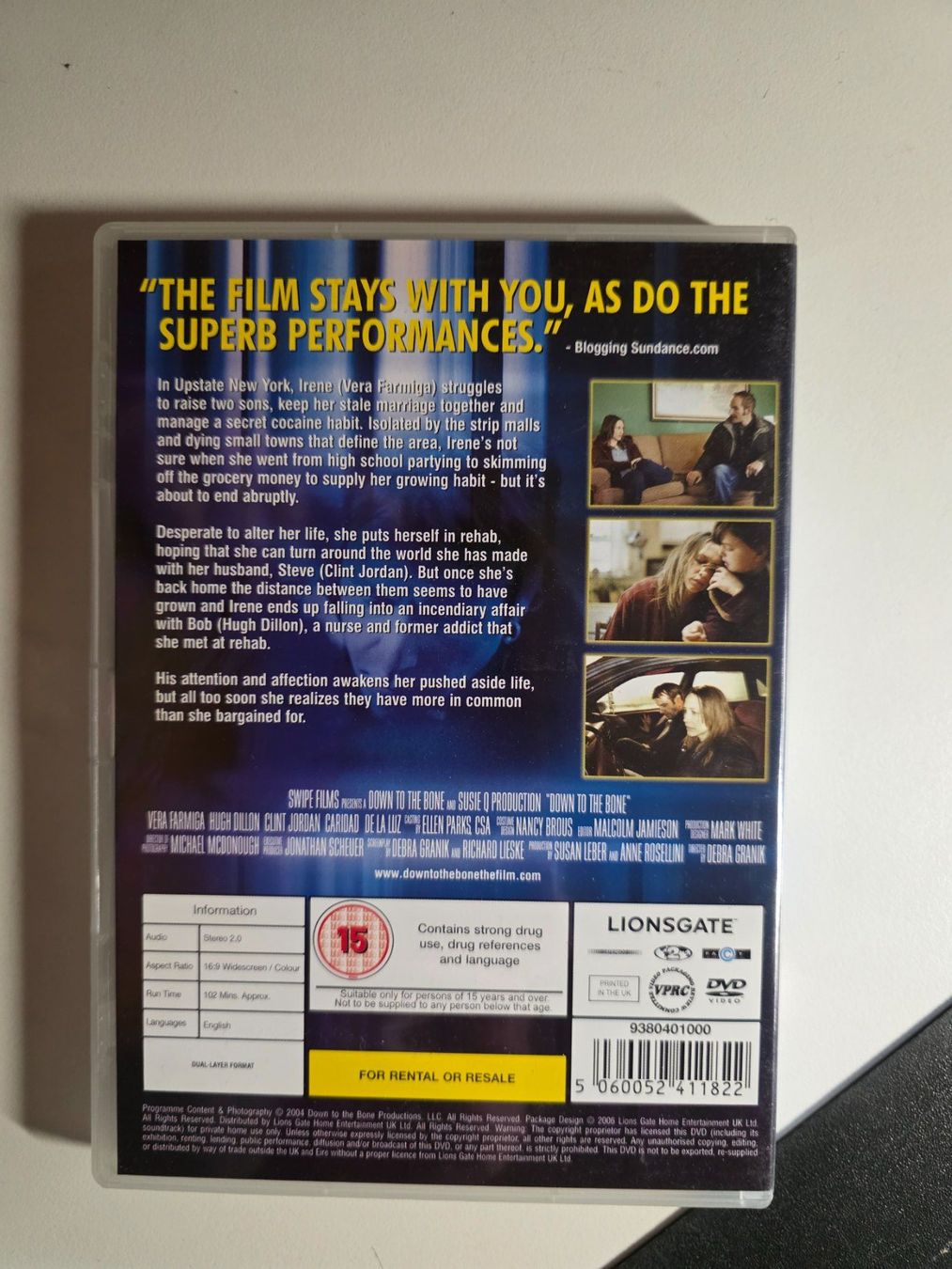 Tutti i DVDs: DVD - Down to the Bone – Usato da Walterswil BE venduto da Lonitti 1