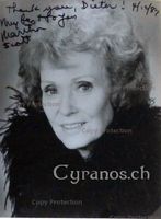 Martha Scott (1912-2003) Schauspielerin - Autogramm