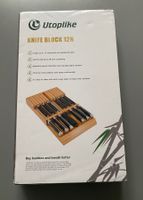 Neu! Messerblock Bambus Utoplike 12 Messer, originalverpackt