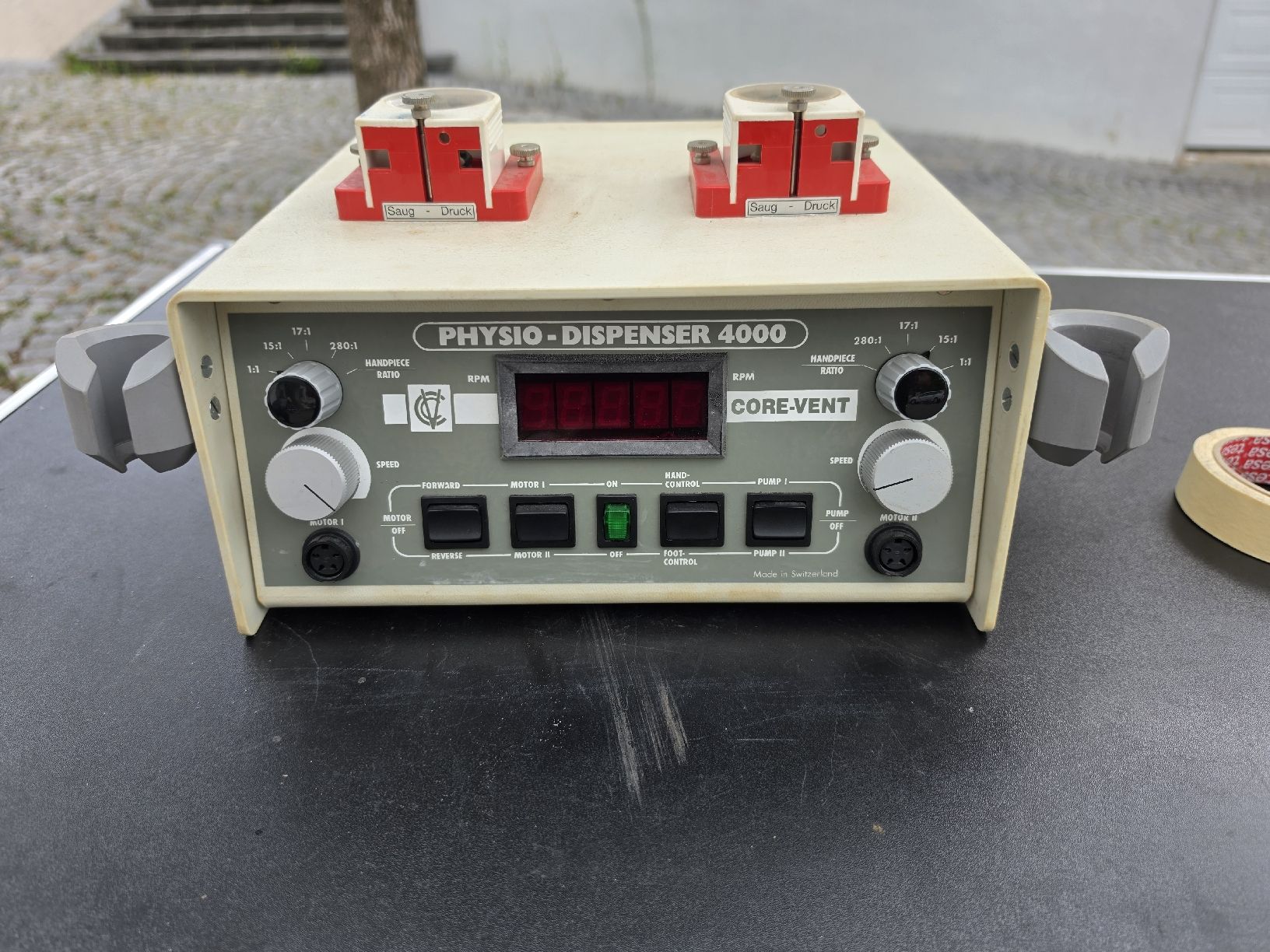 Attrezzature mediche: Physio-Dispenser 4000 gebraucht CORE-VENT 2 Saug-Druck-Einhe – Usato da Mettlen venduto da elios0888