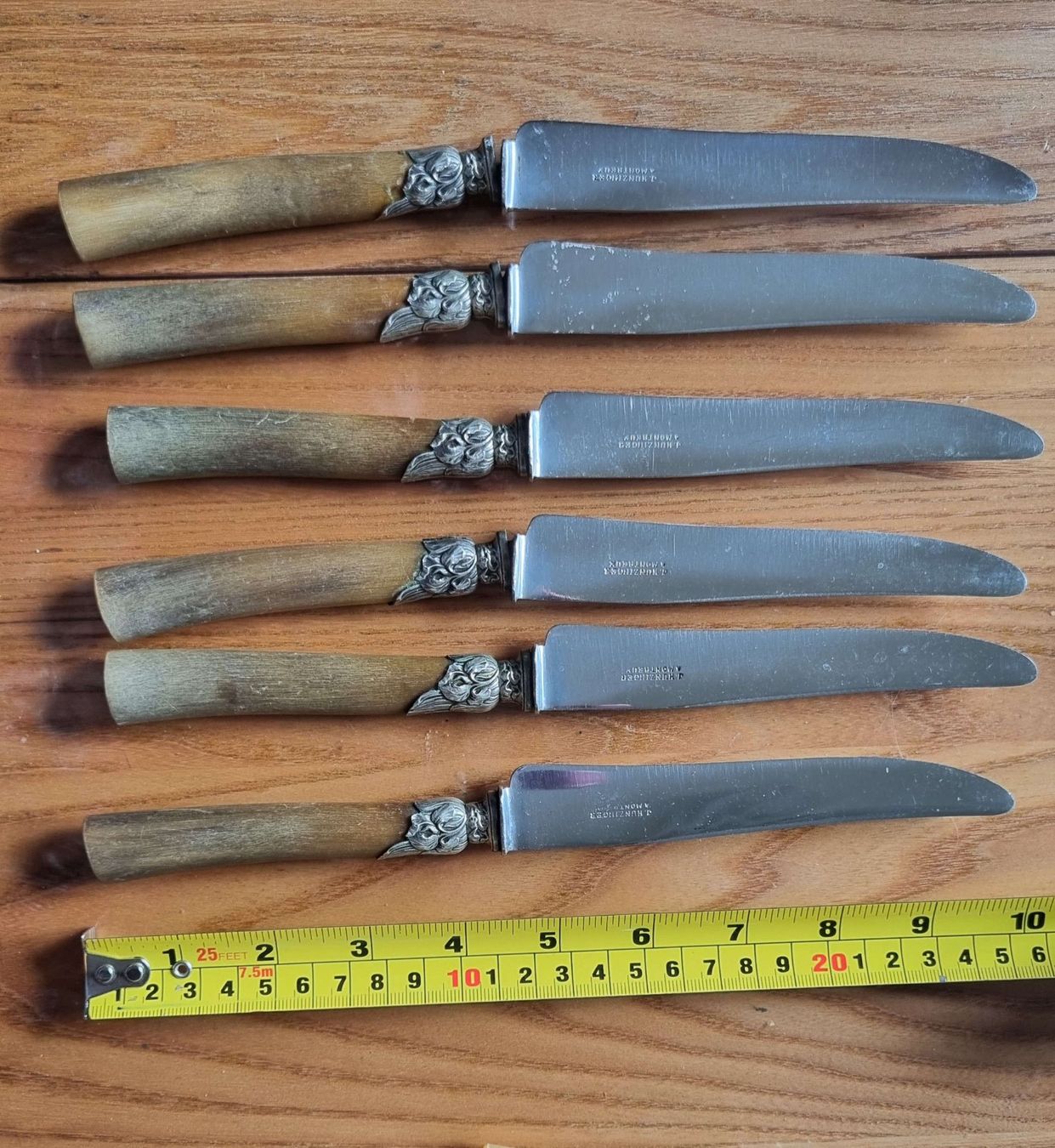 Besteck: 6 couteaux manche en corne – Gebraucht aus Anzère von nello04 3