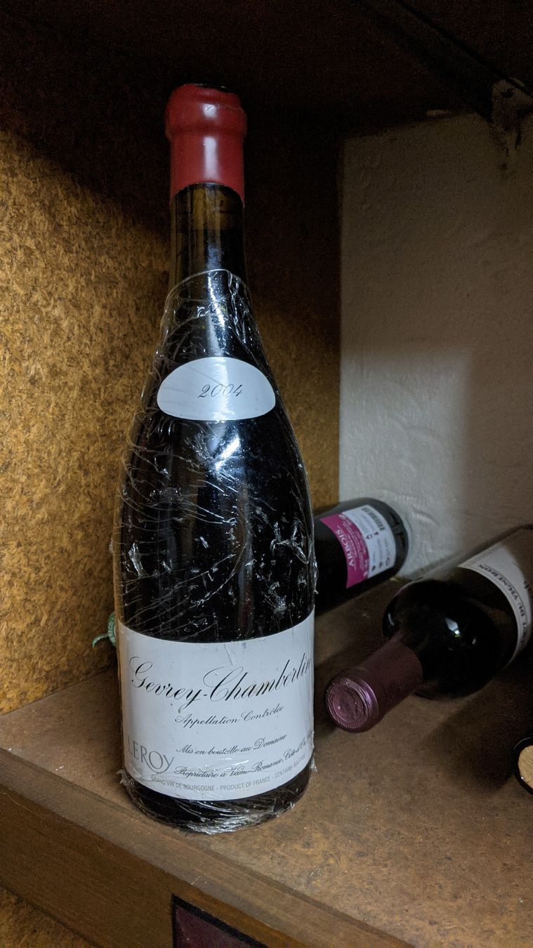 Wein: Domaine Leroy Gevrey-Chambertin 2004 – Neu und originalverpackt aus Basel von obo_8k6t 1