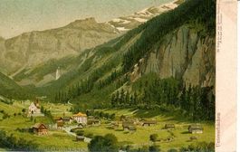 Unterschächen UR Klausenpass  ca. 1910  sehr gut erhalten