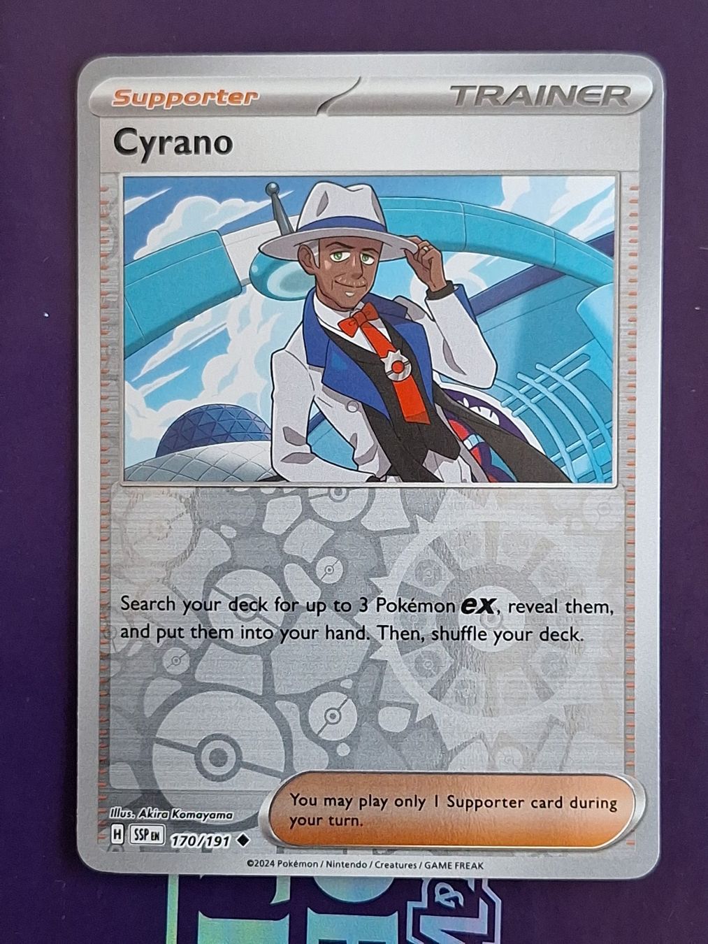 Pokémon Carte collezionabili: Cyrano - Reverse Holo - Pokemon Surging Sparks – Usato da Altstätten SG venduto da GGsGameshop