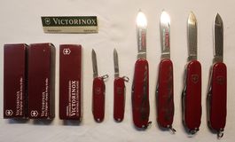 Victorinox Jubiläumskonvolut 1897-1997 Sackmesser + Kartons 