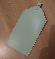 Praktisches Handyhalfter für Gurt - mintgrünes Leder