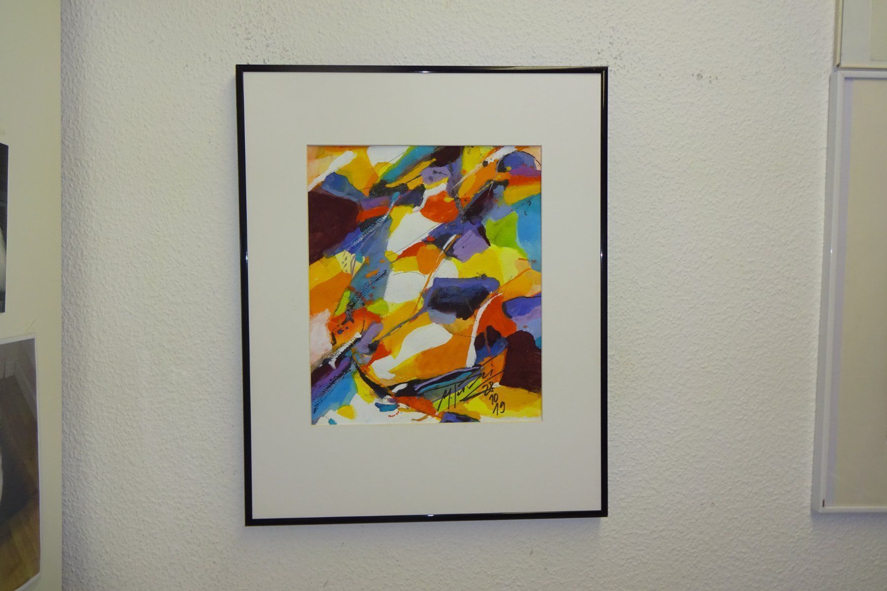 Tableaux: 1 Abstraktes Gouache Gemälde – D'occasion à Zürich par kunstkreis 1