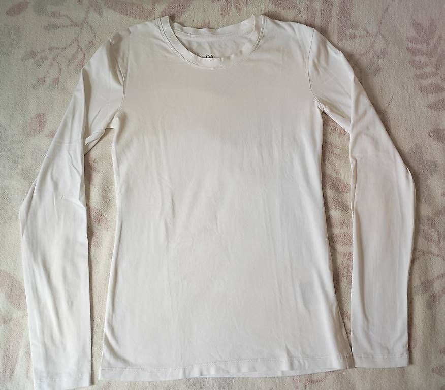 C&A T-shirt: C&A Langarmshirt Weiss Grösse XS – Usato da Sempach Station venduto da Szizi