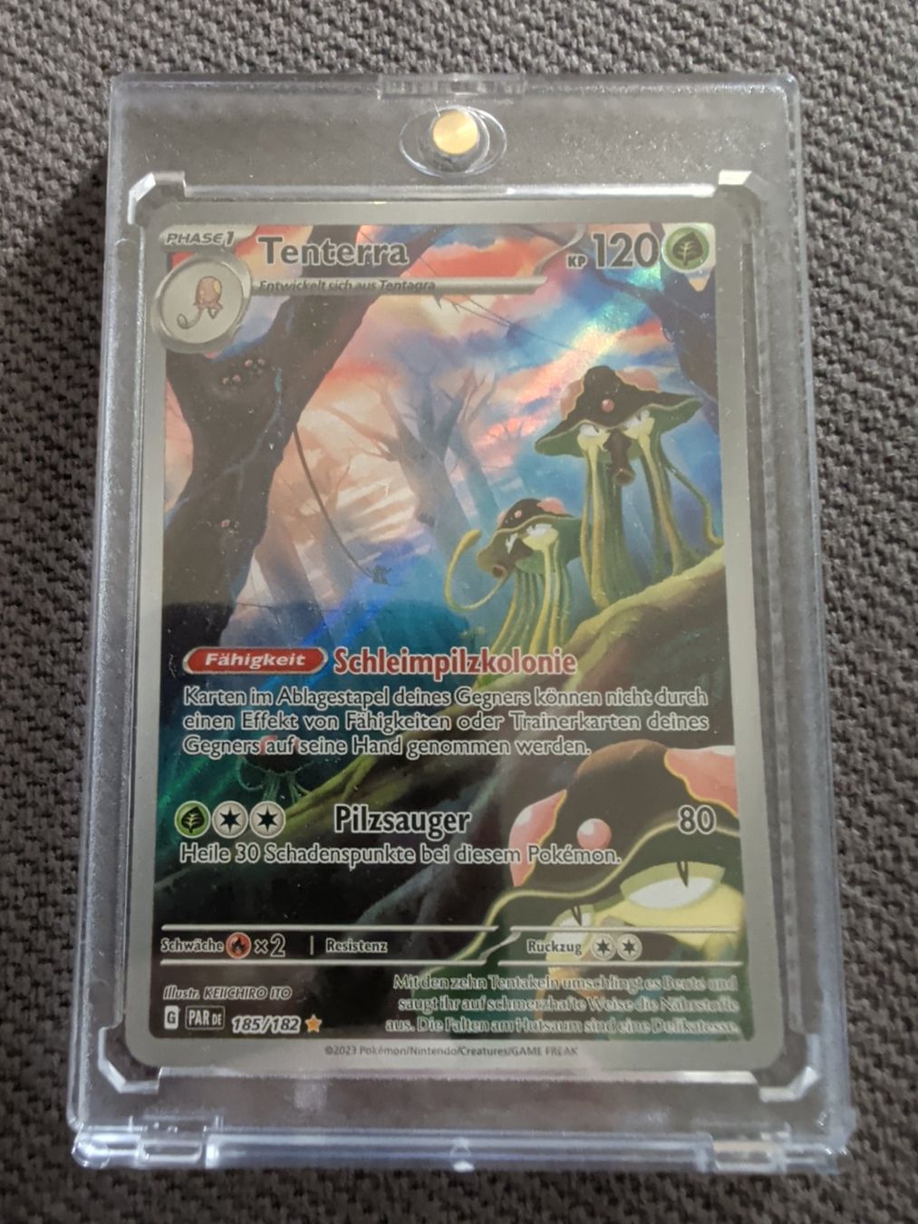 Pokémon Sammelbilder & Trading cards: Tenterra 185/182 – Neu (gemäss Beschreibung) aus Oberwil BL von saru-koshiro