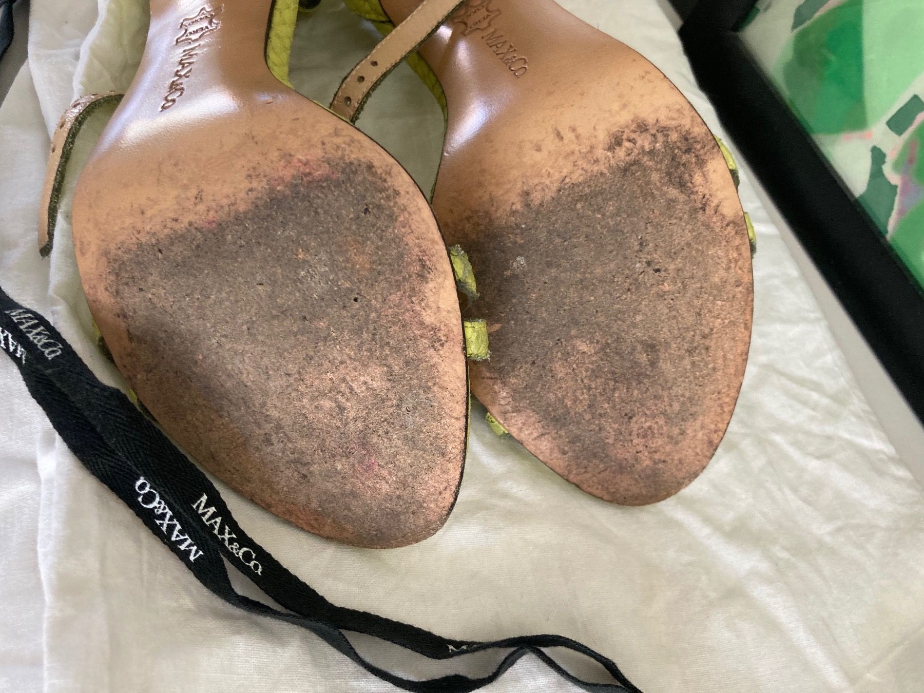 Max Mara Damenschuhe: Max&Co Sandalen Highheels, gelb. – Gebraucht aus Zürich von eli-rezz 6