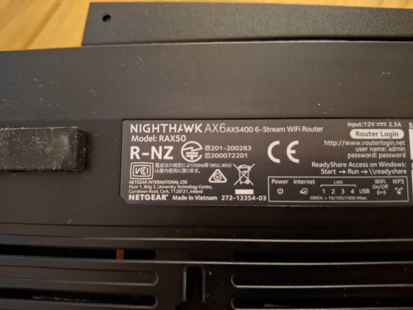 Netgear Modems & Router: Netgear Nighthawk WLAN Router Wifi6 – Gebraucht aus Winterthur von justs0m3guy 2
