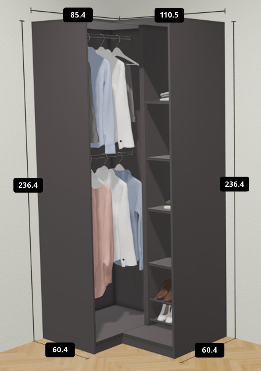 Ikea Schränke: IKEA PAX Eckschrank – Neu (gemäss Beschreibung) aus Oberrieden von yltr_92 7