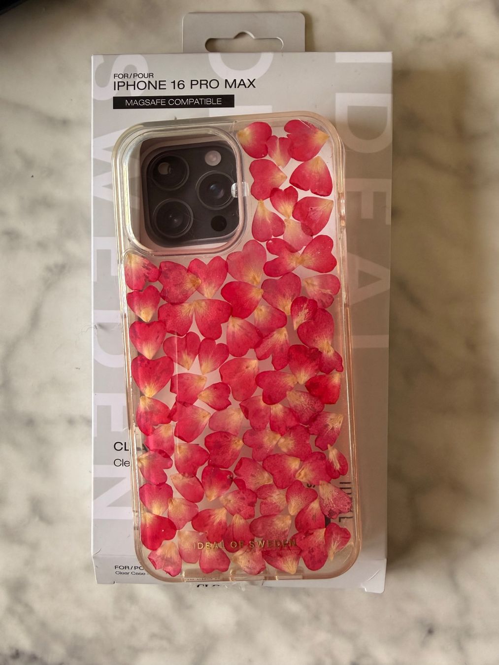 iDeal of Sweden Cover & Protezioni schermo: iPhone 16 Pro Max Hülle mit echten Rosenblättern - Einzig... – Usato da Wetzikon ZH venduto da Linda5