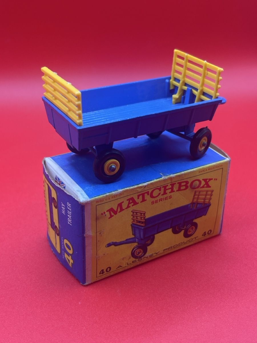Matchbox Modellini d'auto: Matchbox Lesney Hay Trailer No 40 – Usato da Root venduto da 156500 2