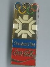 Coca-Cola Placchette & Badge: Coca-Cola Olympia Sarajevo 1984 – Usato da Zürich venduto da t24_de