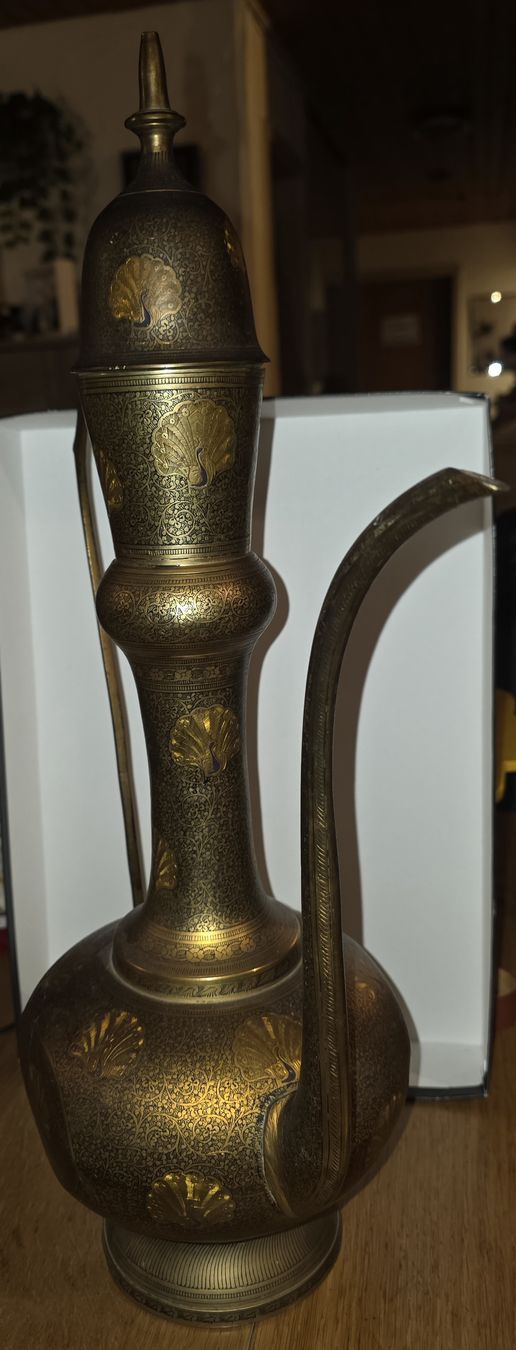 Teiere: Antik  Indischer wasserkrug Gross kupfer – Usato da Rickenbach BL venduto da nicole611 1