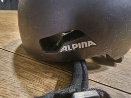Veloschutzhelm Alpina dunkelgrau gebraucht