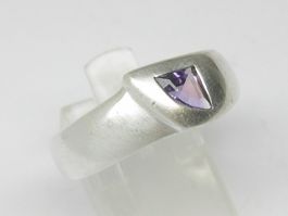Ring Silber 925 + MP Amethyst Gr. 56