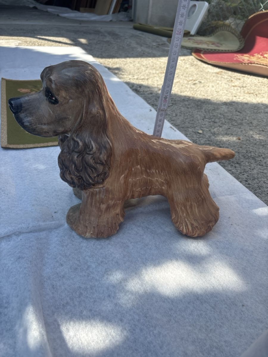 Figuren: Hund Cocker Spaniel Porzellan – Gebraucht aus Reinach von handyman_gp 1