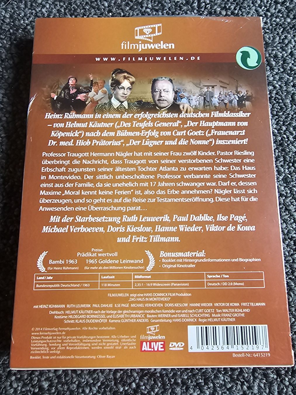 Tutti i DVDs: Das Haus in Montevideo Neuverpackt – Nuovo e nell'imballaggio originale da Ruswil venduto da jan_bxl5 1