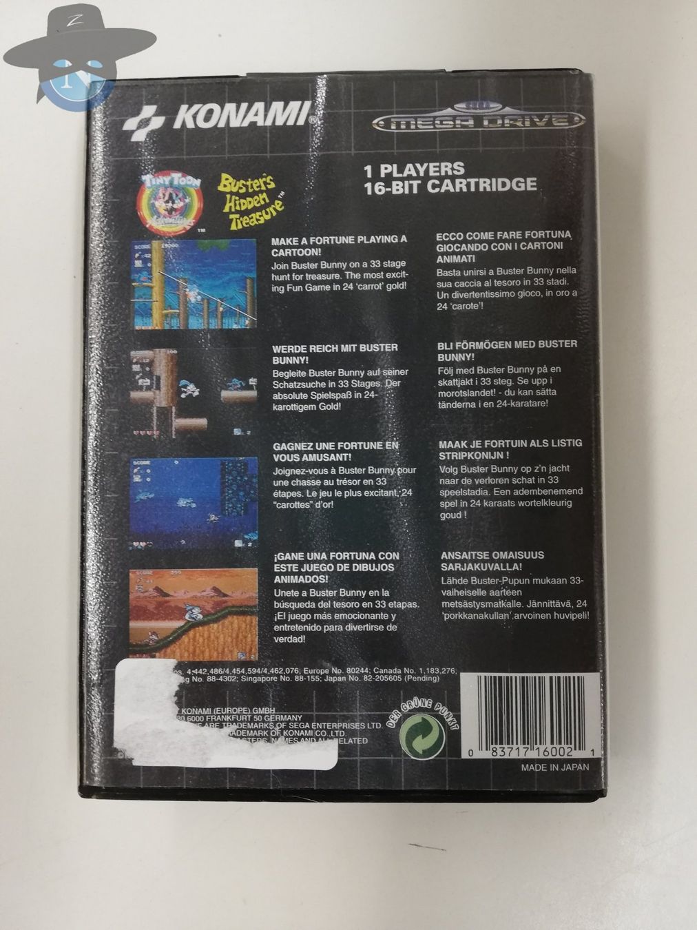 Sega Jeux: Tiny Toon - Buster's Hidden Treasure / Sega Mega Drive MD – D'occasion à St. Gallen par zorro_dc 1
