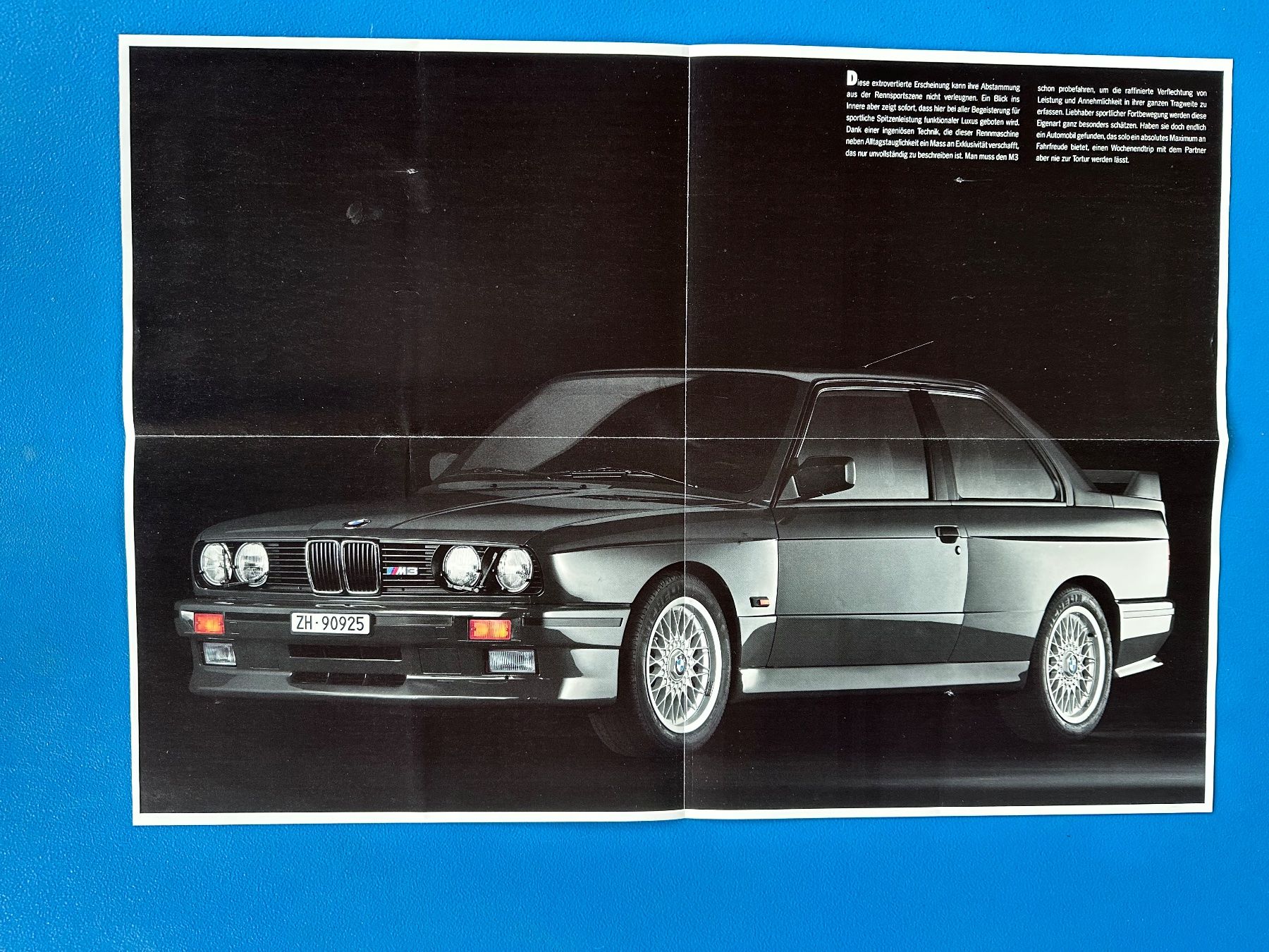 BMW Documenti: Prospekt  BMW  M 3  /  E 30 – Usato da Boswil venduto da pavo1 3