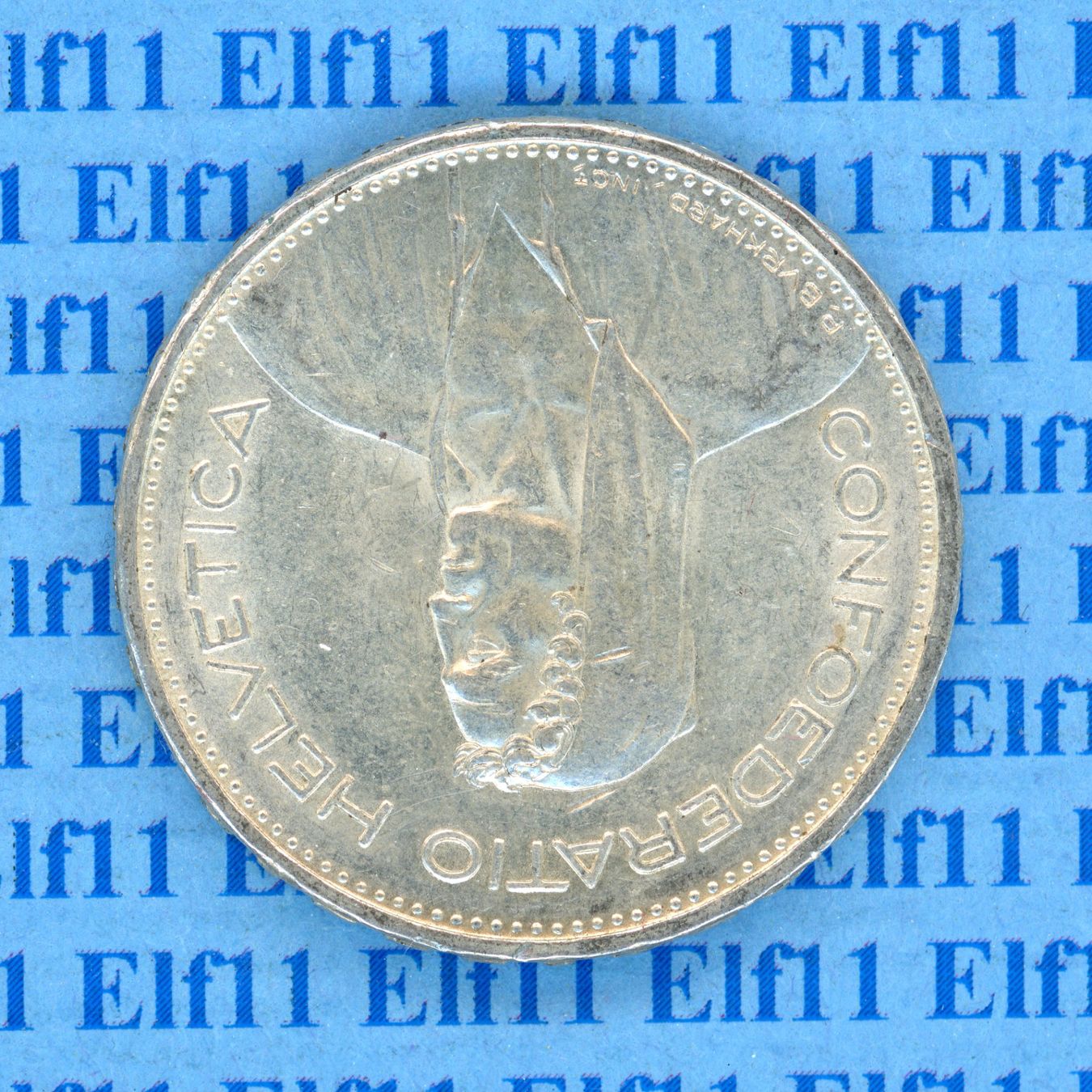 Tutti le monete: CHF___5.00 1940 -unz 5 Franken – Usato da Widnau venduto da Elf11 1