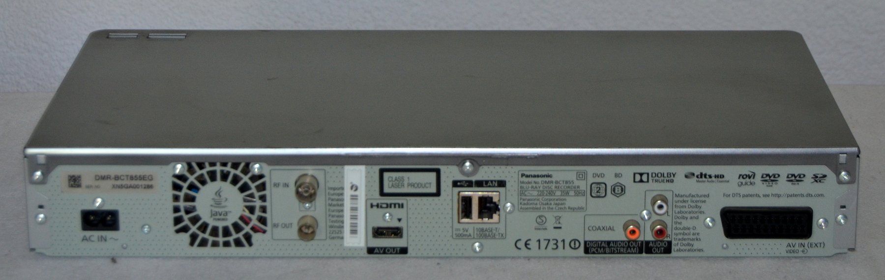 Panasonic Lettore multimediale & Streamer: Panasonic DMR-BCT855 Blu-ray Recorder 1Tb – Usato da Collonges venduto da arashee 2