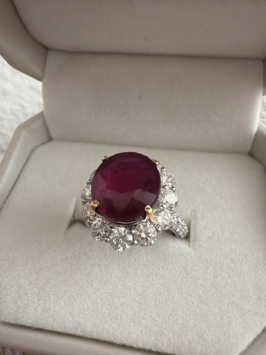 Bagues: LAST BEFORE MELT Ring with 5.5 carat ruby from burma – Neuf (Voir description) à Zürich par Pandainlondon 3
