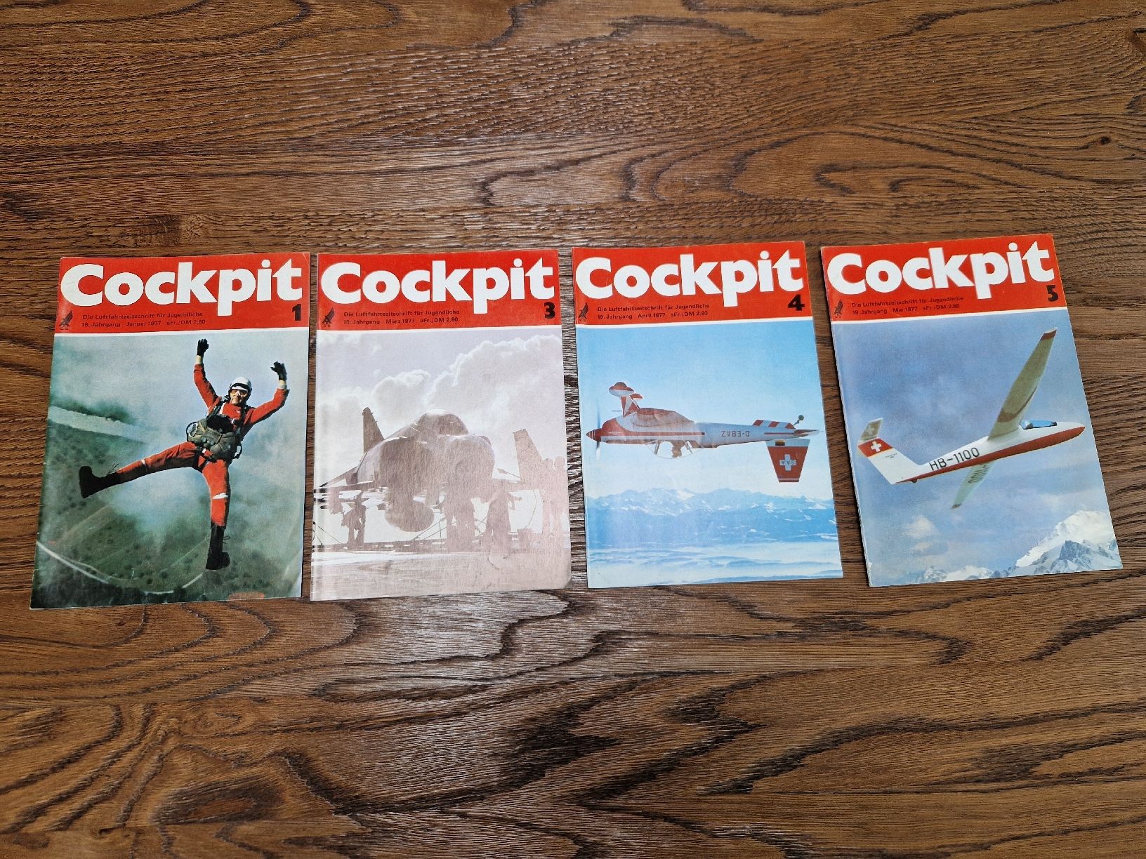 Zeitschriften & Magazine: 4 Cockpit Zeitschriften 1977 – Gebraucht aus Bremgarten b. Bern von mic_7vys
