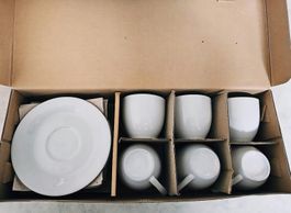 6 er Set Kaffeetassen neu zu verkaufen