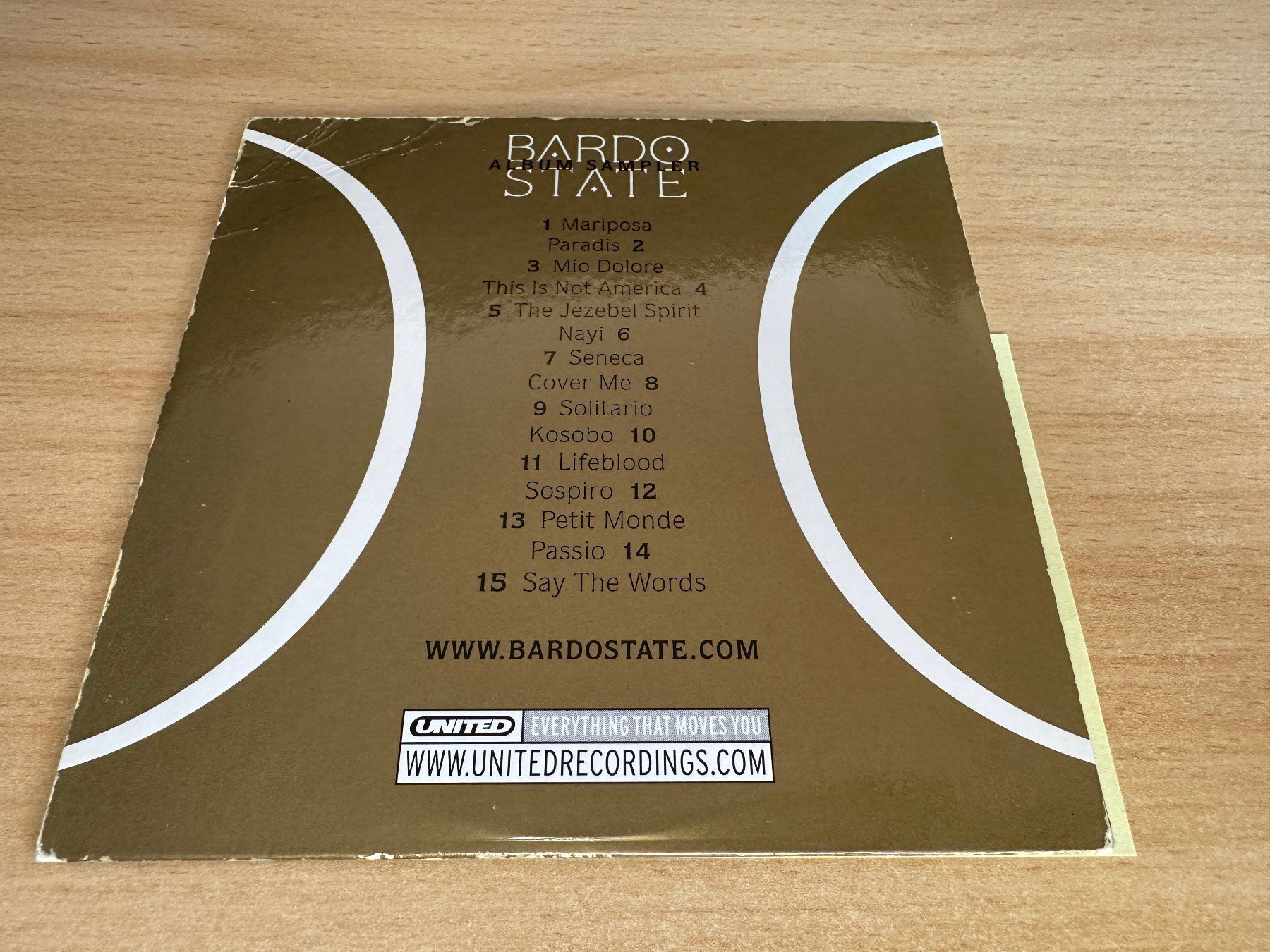 CD: Bardo State – Album Sampler - Promo CD – Usato da Rikon im Tösstal venduto da Alpenmutz 1