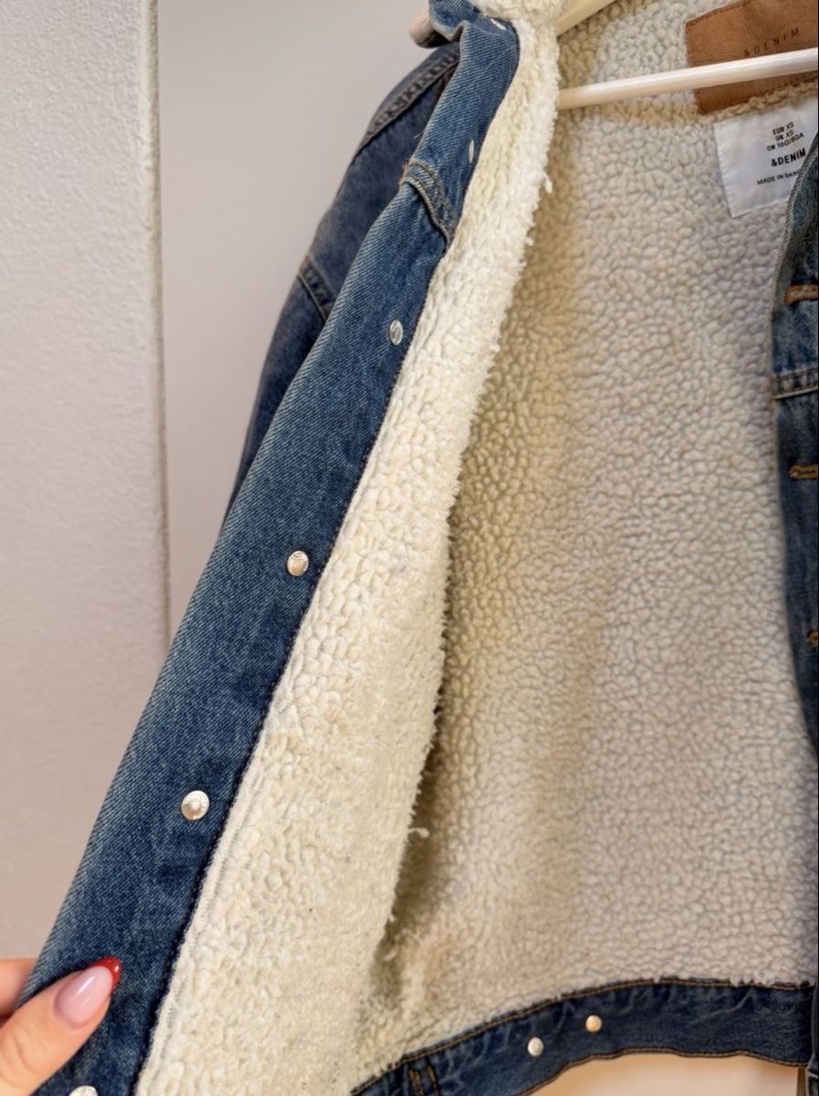 Giacche: Jeansjacke mit Teddy Futter Grösse XS – Usato da Sempach venduto da ljnaelena 1