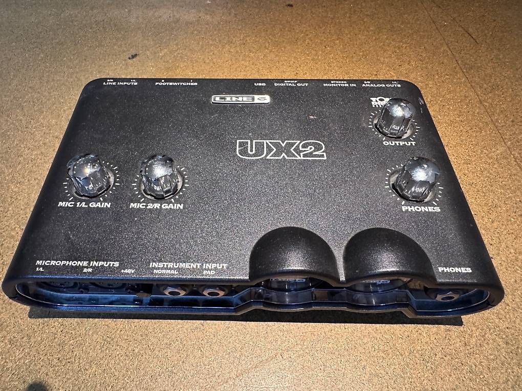 Attrezzatura per studi di registrazione: Line 6 UX2 USB Audio Interface inkl. USB-Kabel – Usato da Gelterkinden venduto da Fushiin
