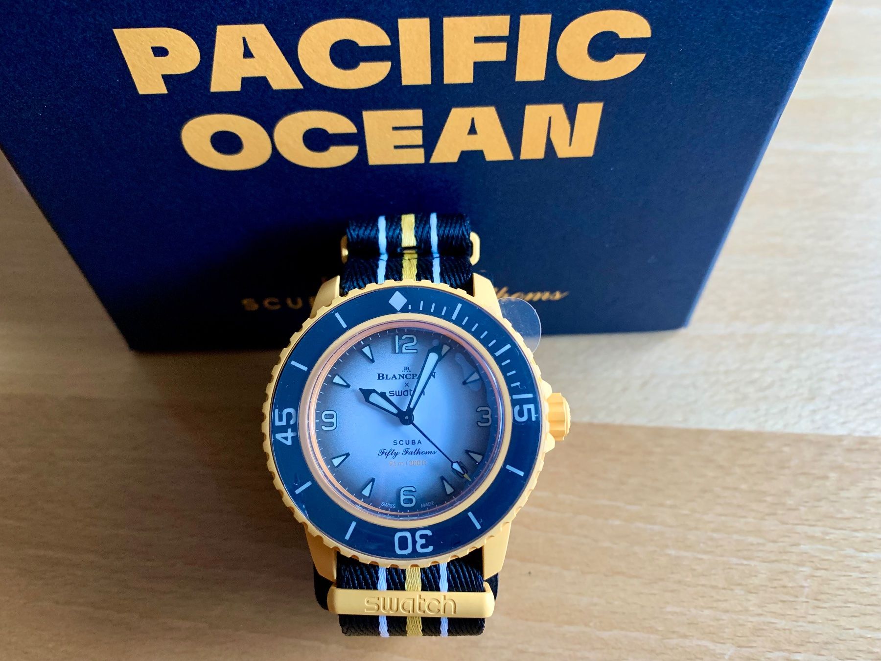 Swatch Uhren: Swatch x Blancpain - PACIFIC OCEAN – Neu und originalverpackt aus Buchrain von  1
