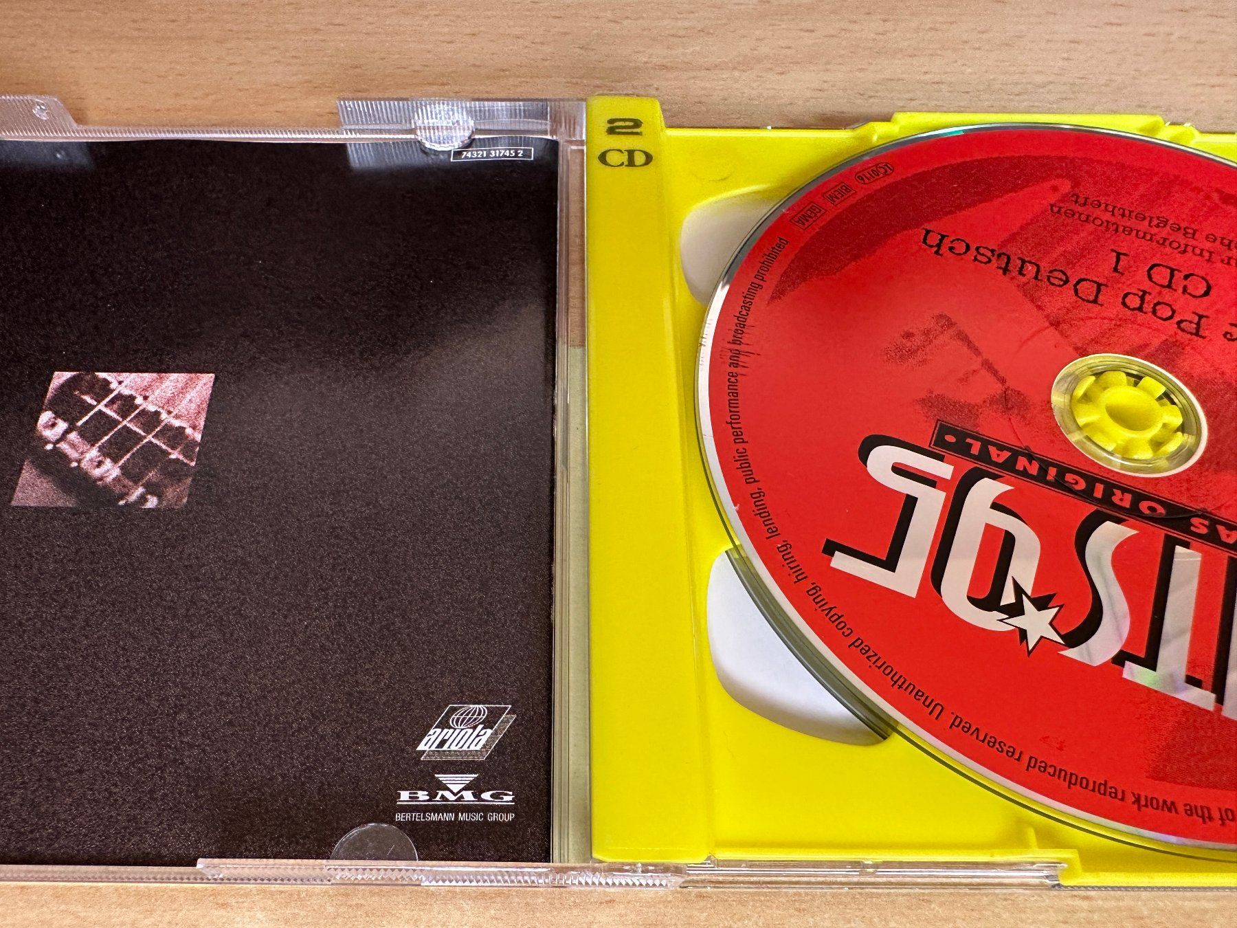 CDs: Various – Hits '95 - Rock & Pop Deutsch - 2 CD – Gebraucht aus Rikon im Tösstal von Alpenmutz 2