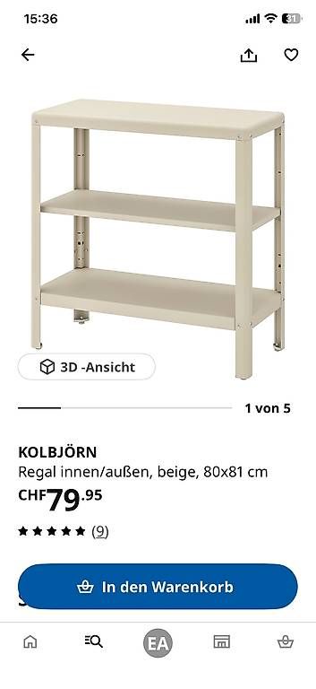 Regale: Regal Metal Kolbjörn – Gebraucht aus  von  2
