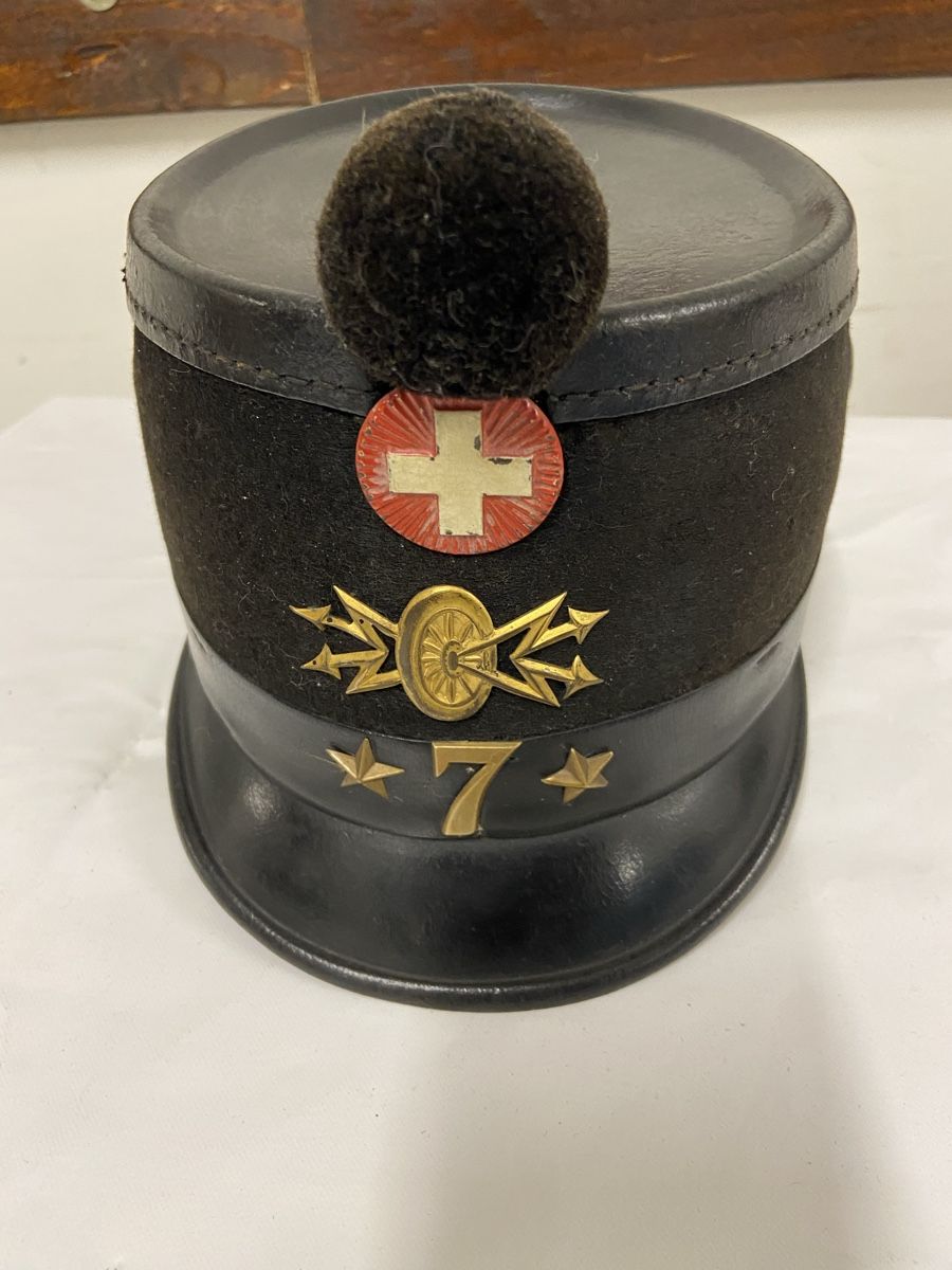 Armée suisse Uniformes: Tschako Ord.Signalpionier Grösse 57 – D'occasion à Dietikon par brocki-eyra