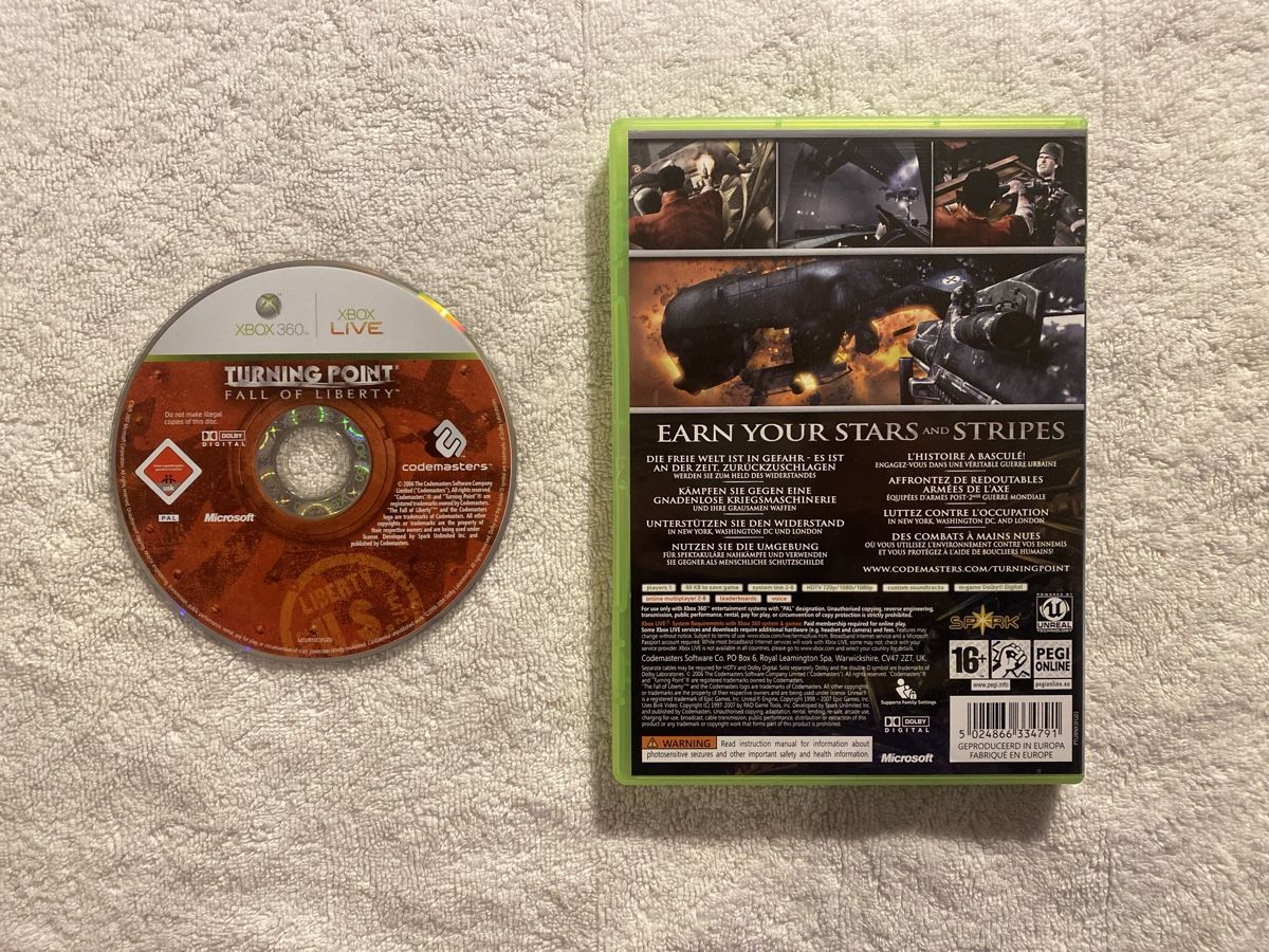 Microsoft Spiele: Turning Point Fall of Liberty XBOX 360 – Gebraucht aus Reichenbach i. K. von Daniel840 1